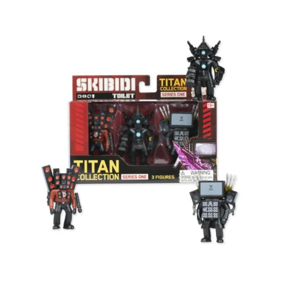 Skibidi Toilet Titan 3-pack – All-New Collectibles, Officially Licensed Skibidi - Picture 3 of 6